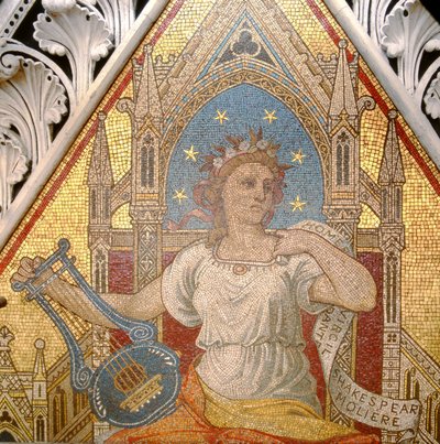 Detail of Poetry from the Albert Memorial by John Richard Clayton